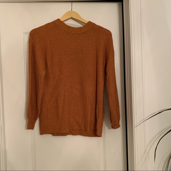 Orange/Rust Knit Sweater from American Eagle - Picture 1 of 5